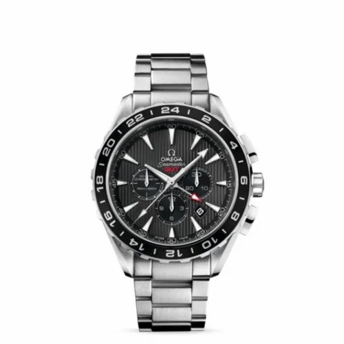 Omega Seamaster Aqua Terra 150M Co-Axial 44 GMT Chronograph Stainless Steel / Grey / Bracelet 231.10.44.52.06.001 (23110445206001)